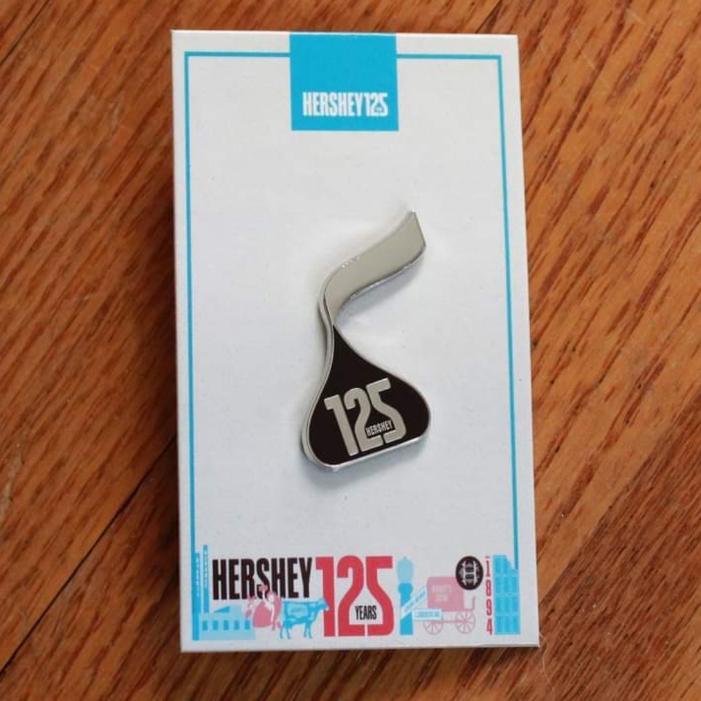 Hershey's 125th Anniversary Kiss Candy Pin